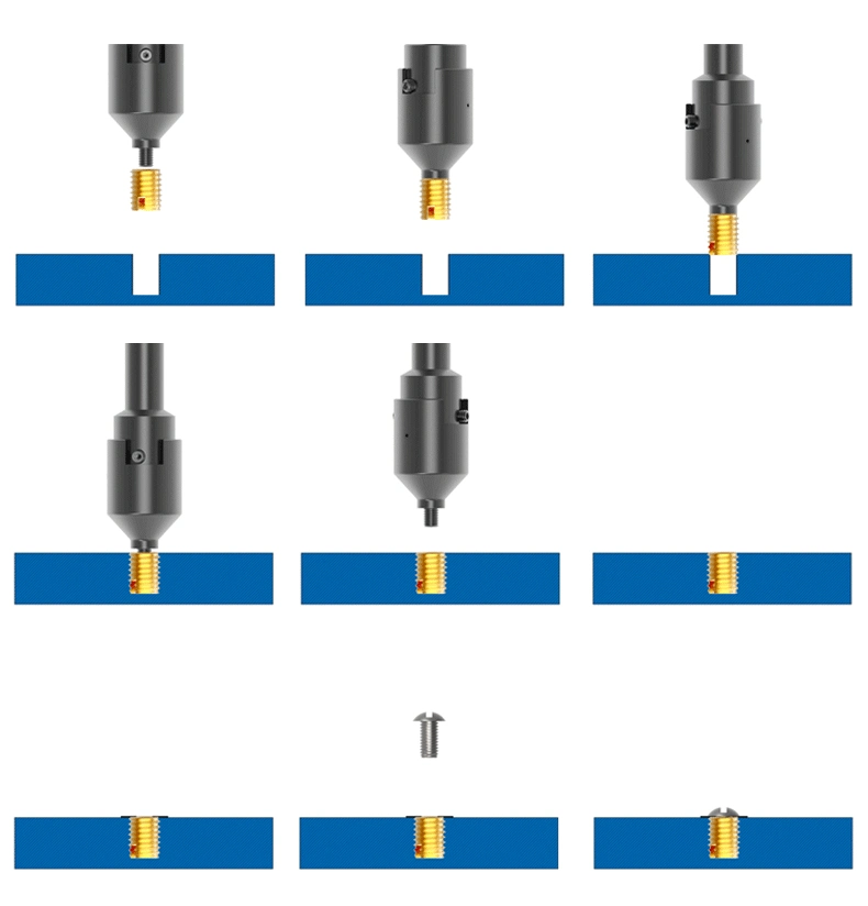 M2-M12 8-32 10-24 10-32 Stainless Steel Keylocking Thread Insert for Metal